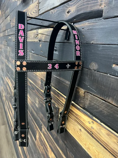 Custom Leather Suspenders — H-Back