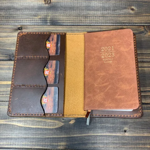 Leather Planner Cover