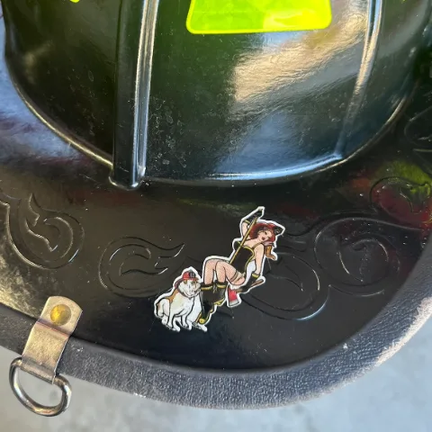 Reflective Helmet Decal